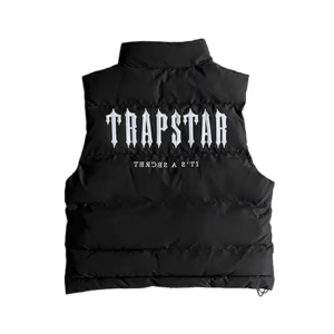 Trapstar Its Secret Logo Czarny Kamizelki