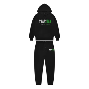 Trapstar Logo Czarny Chenille Tracksuit
