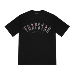 Trapstar Logo Arch Czarny Koszulka